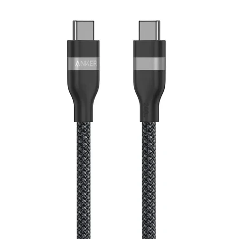 Anker USB C to USB C 240W Upcycled-Braided Fast Charging Cable – A82E2