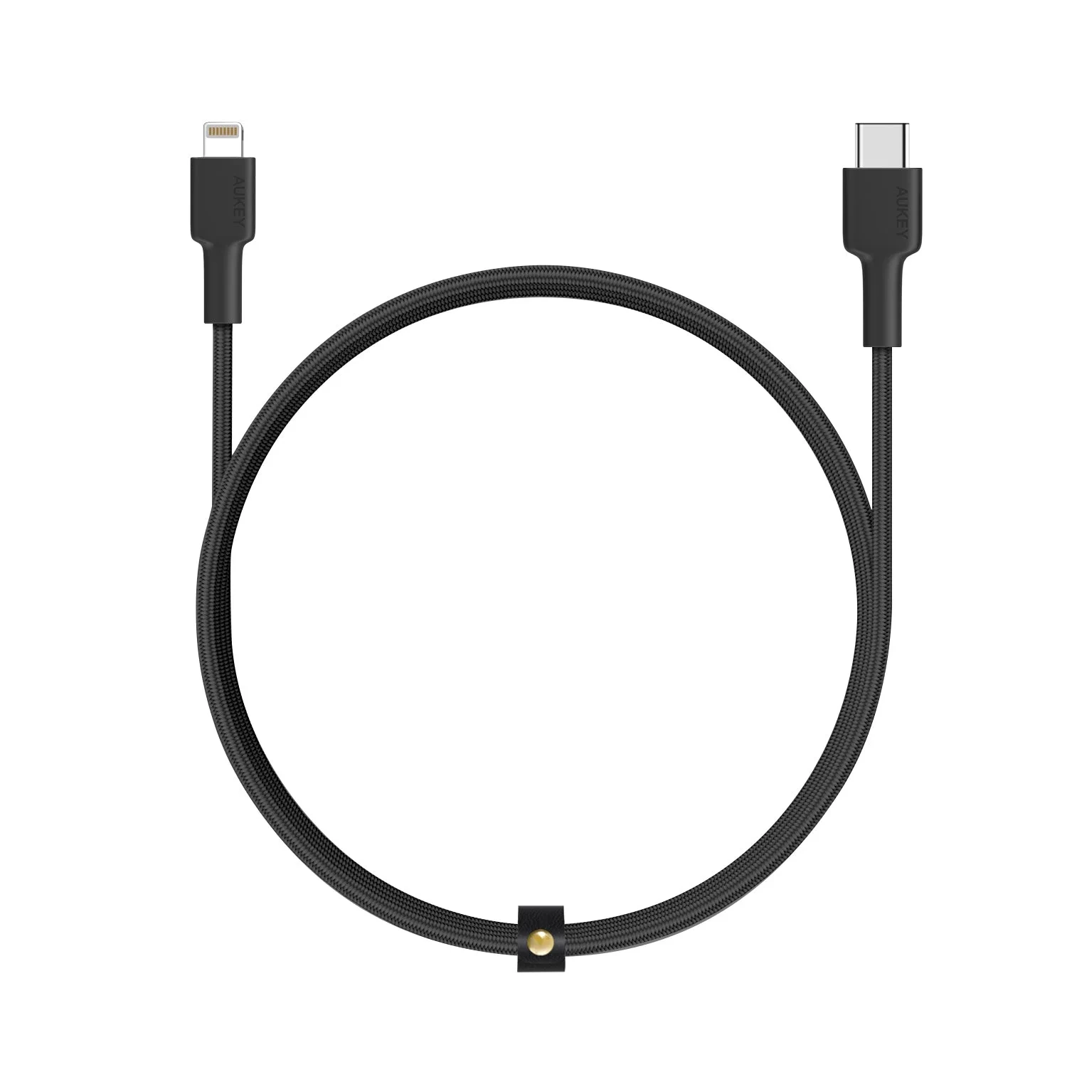Aukey Braided Nylon MFi Usb-C to Lightning Cable 1.2m – CB-CL1