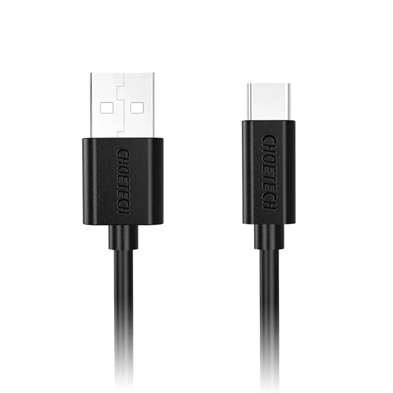 Choetech AC0004 USB C To USB A 2.0 Fast Charging & Data Sync Cable 3m – Black