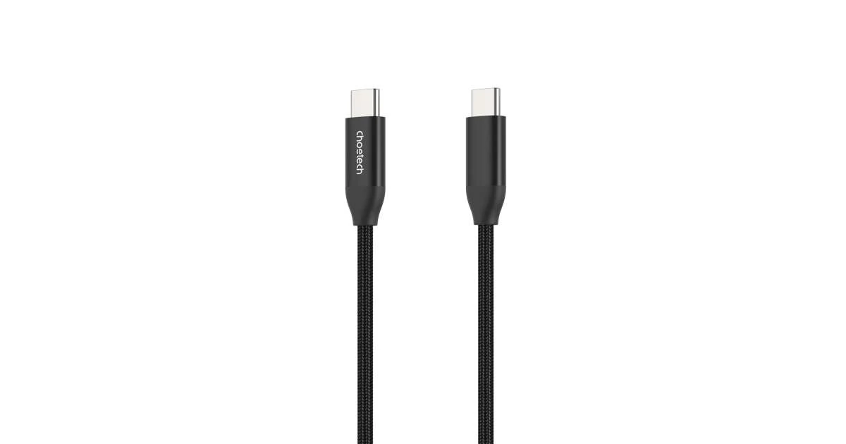 Choetech Charging and Data Cable USB-C to USB-C PD3.1 240W 480 Mbps 2m black (XCC-1036)