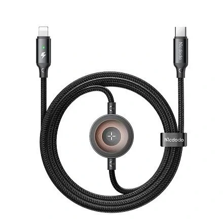 Mcdodo 2 in 1 Type C to Lightning 36W Cable + Wireless Charger For Apple Watch 1.5m – CA5680