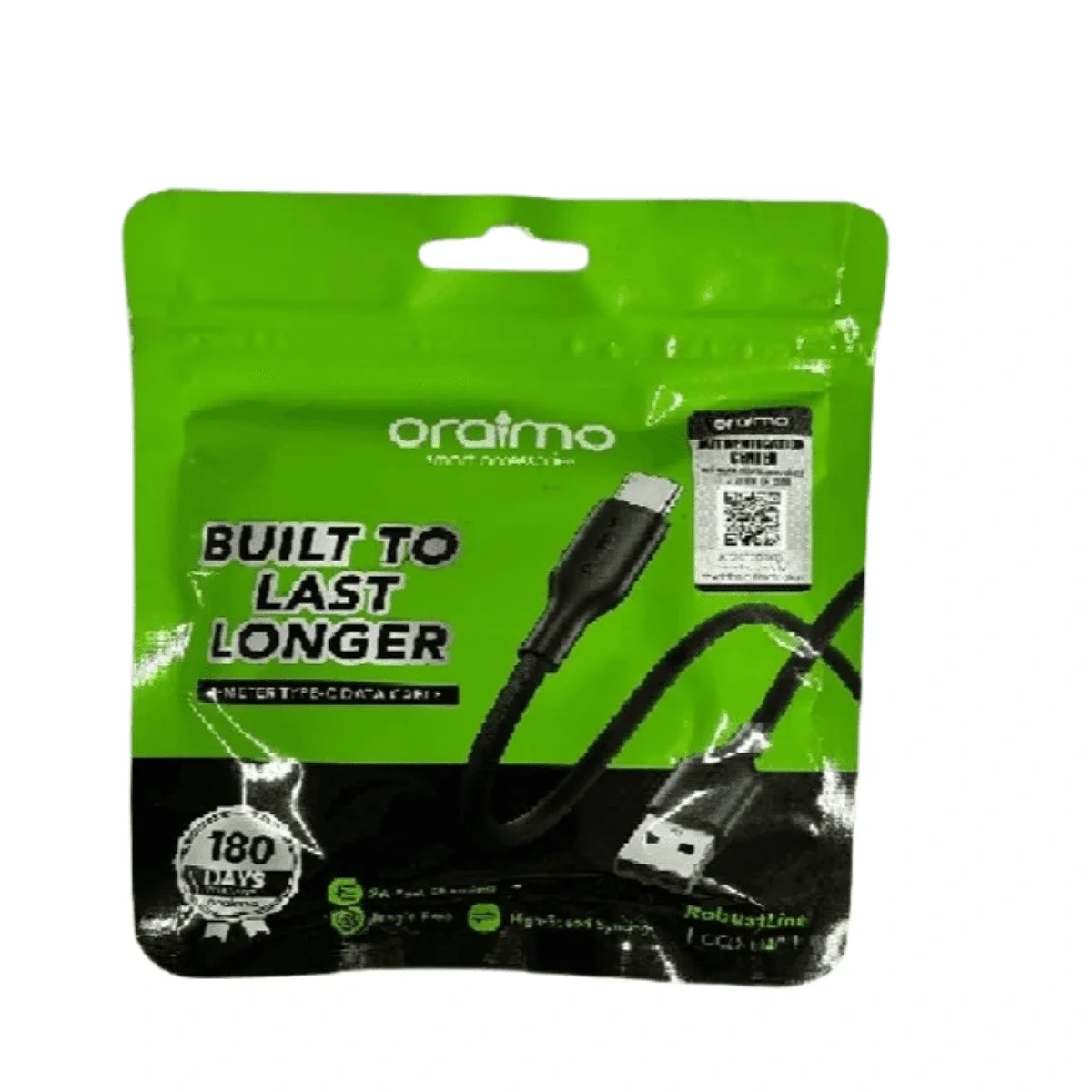 Oraimo USB-A to Type-C Charging Cable – OCD-114C