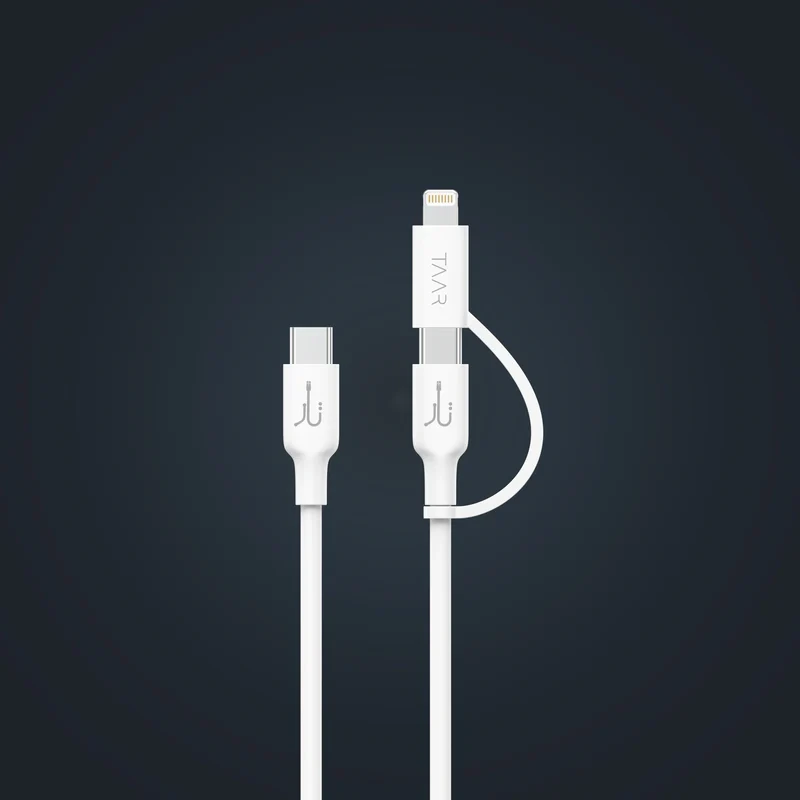 Taar Fusion Cord PD 2 in 1 Cable 65W