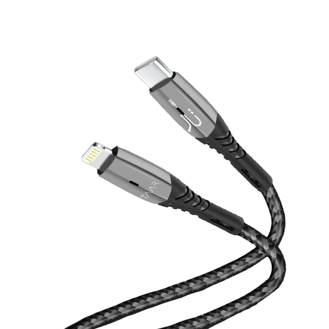 Taar Power Link II Type C to Lightning Cable Braided 1M