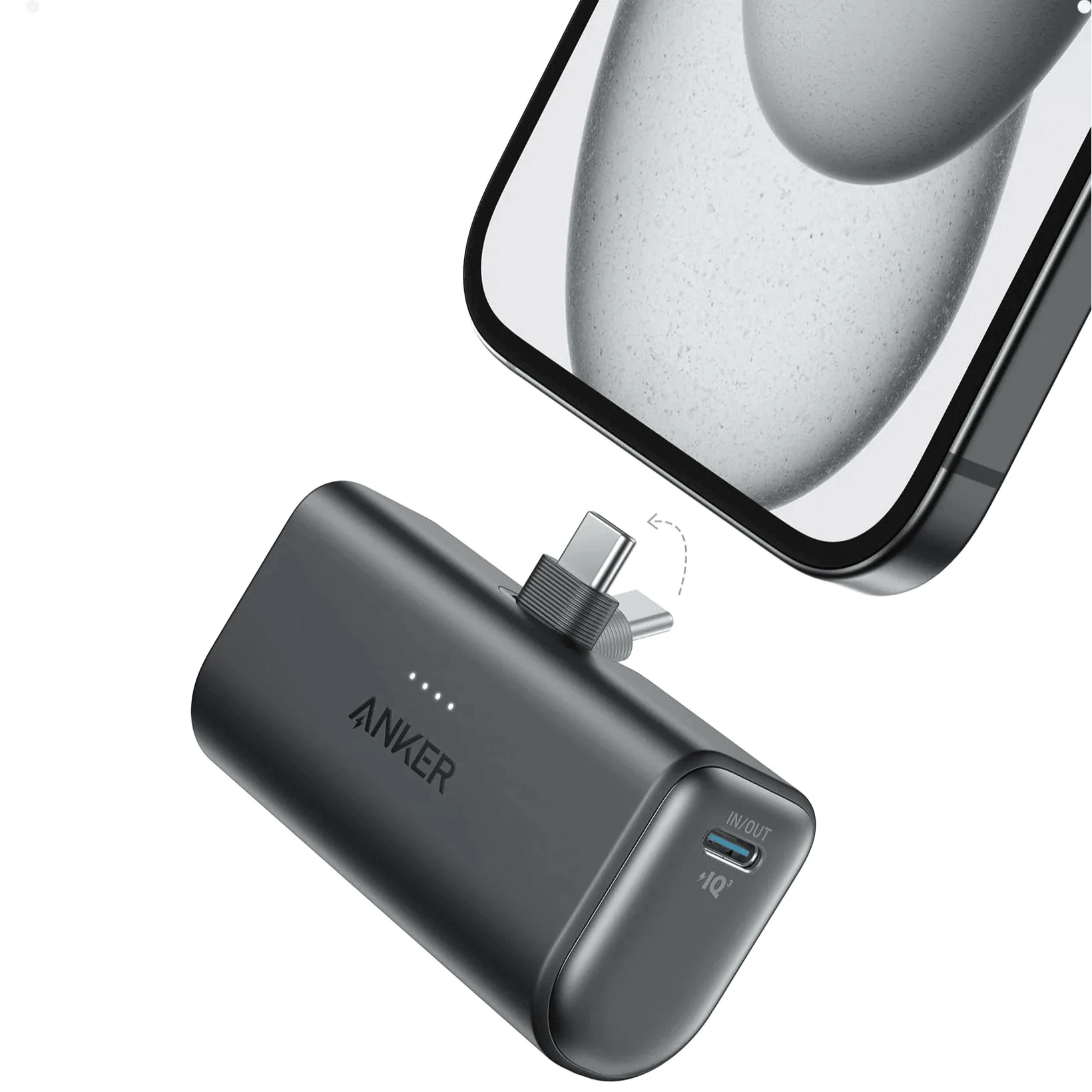 Anker Nano Powerbank 5000mah with Built In Type-C Connector 22.5w – A1653