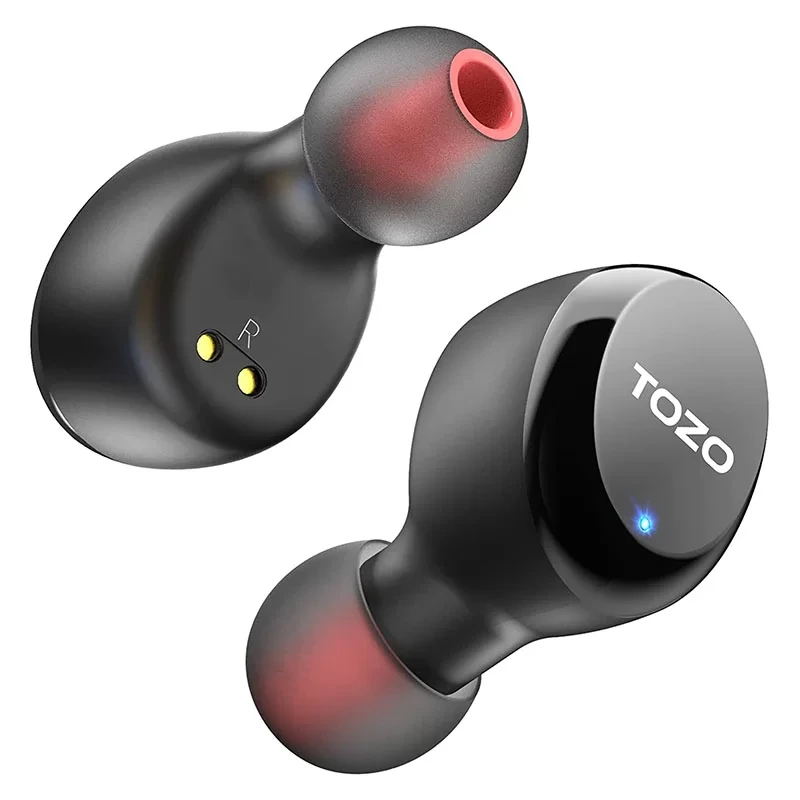 TOZO T6S v2022 True Wireless Earbuds with Bluetooth 5.2 & Noise Cancelling – 6 Months Warranty