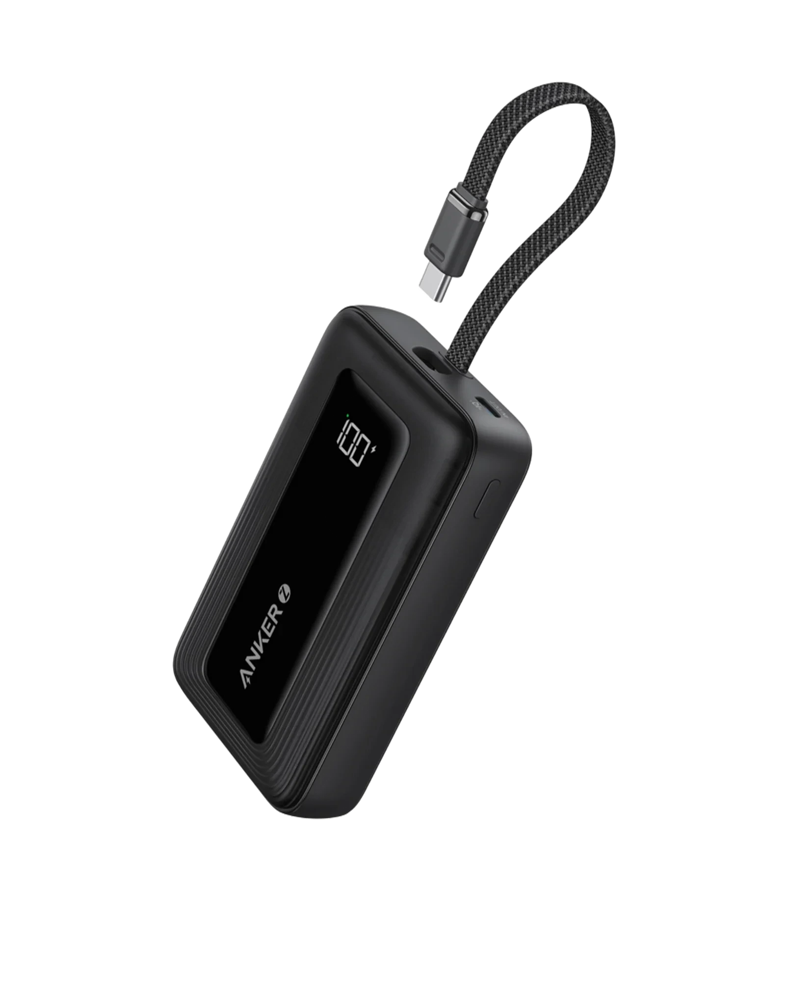 Anker Zolo Power Bank 10000mAh 30W with Built-In USB-C Cable – A1688