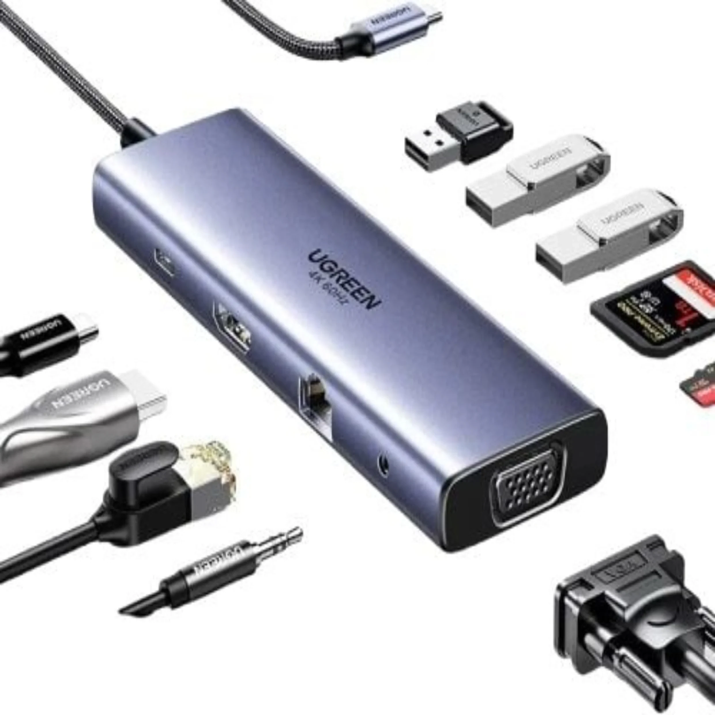 UGreen 10-in-1 USB C Docking Station for Enhanced Connectivity