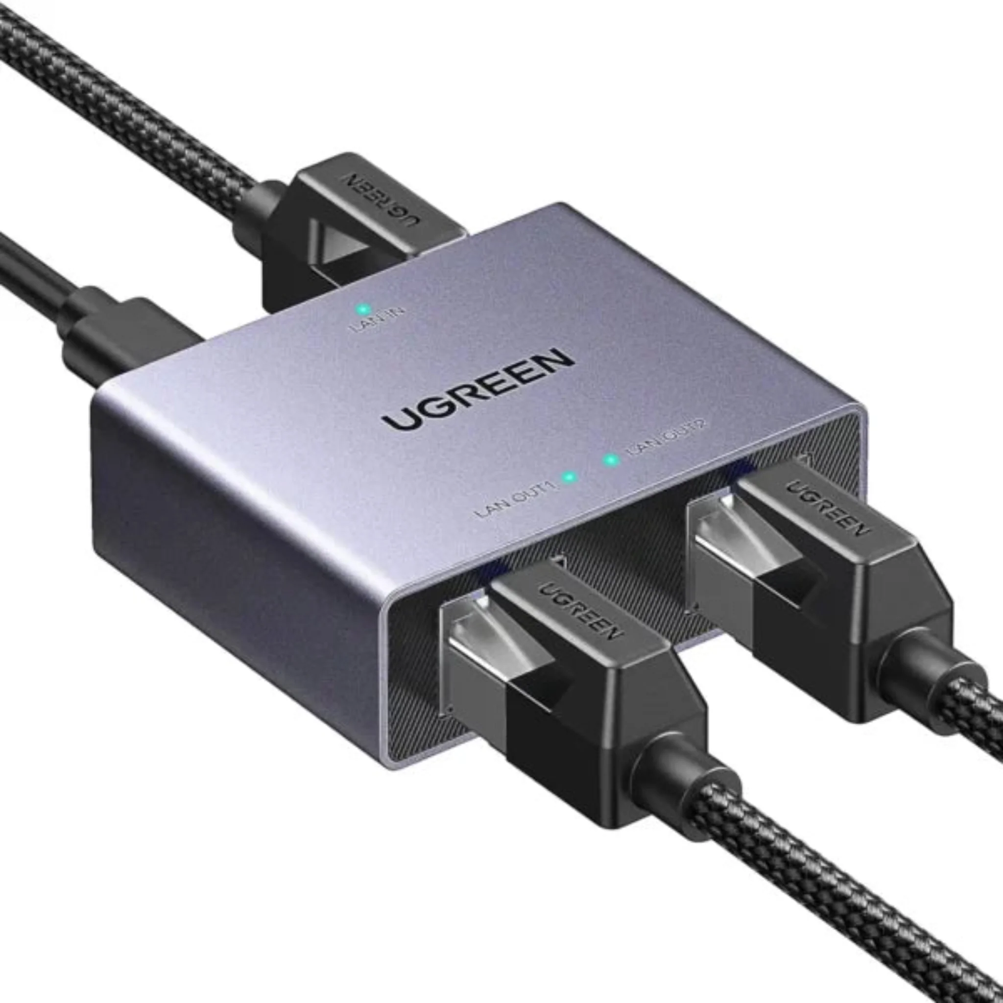 UGREEN Ethernet Splitter 1 to 2 Gigabit Network Switch