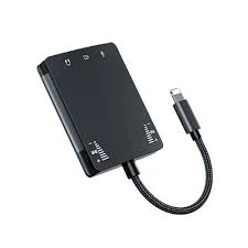 WIWU 3 in 1 Live Broadcast Lightning Adapter