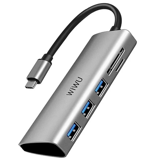 WIWU Alpha 532ST 5-in-1 USB-C Hub for Laptops