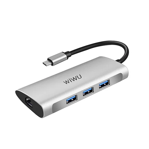 Wiwu ALPHA 631 STR 6-in-1 Portable USB-C Hub