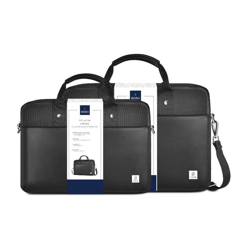 WIWU Hali 14-Inch Business Briefcase Bag with Strap