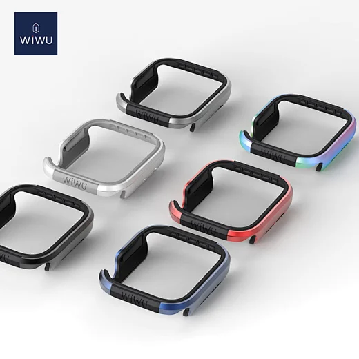 WIWU Shockproof Aluminum Alloy Watch Case for 40-45mm Watches